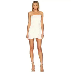 SUPERDOWN White Sasha Mini Dress - size XXS